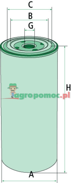 Mann Filter Filtr oleju hydraulicznego/przekładniowego | AL56469