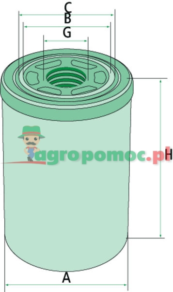 Mann Filter Filtr oleju hydraulicznego/przekładniowego | P 76-4668