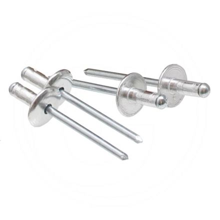  Opak. 500 Nity zrywalne z dużym łbem 4,0x9,5