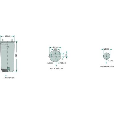 Poduszka zawieszenia pneumatycznego | 05.429.40.03.0