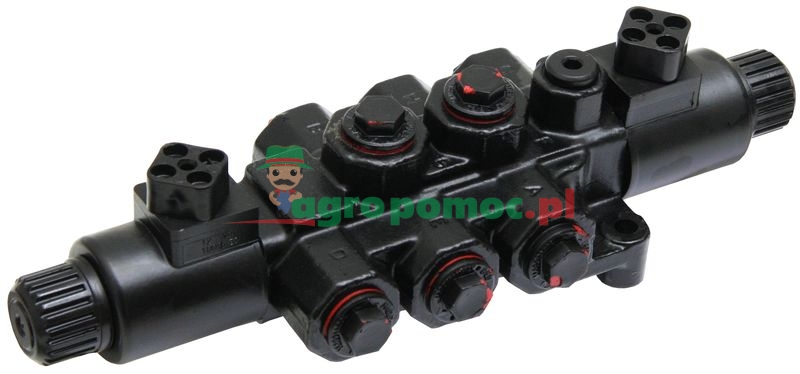  Rozdzielacz ośmiodrogowy trzypołożeniowy dfe052/8 12vdc G3/8 | AWV-E-06