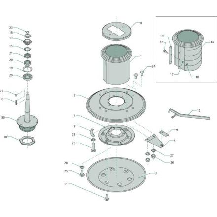 Saphir Talerz ślizgowy