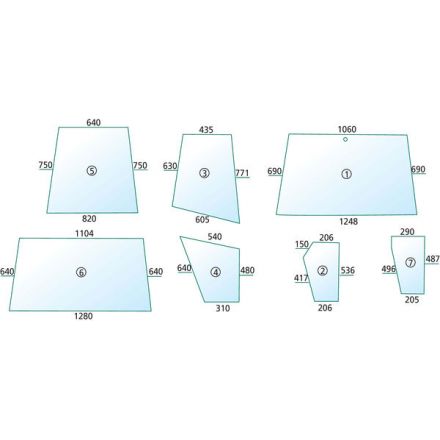 Szyba boczna | 616172