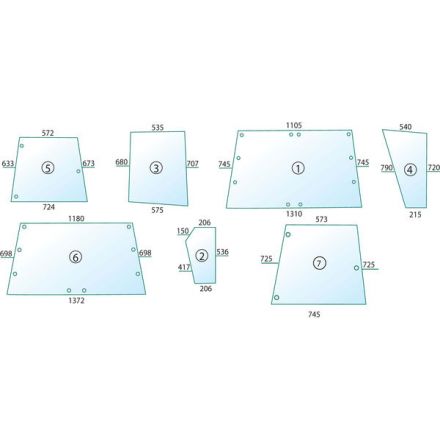 Szyba boczna | 520595