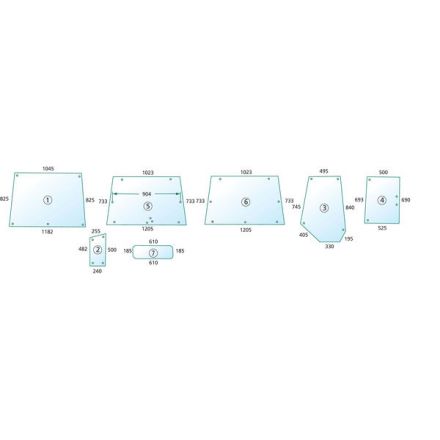 Szyba boczna | 3302705M5