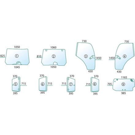 Szyba drzwi | 0.012.1432.0/20