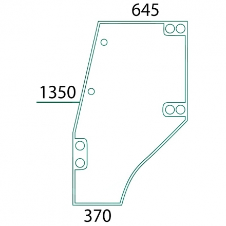 Szyba drzwi | 04400342