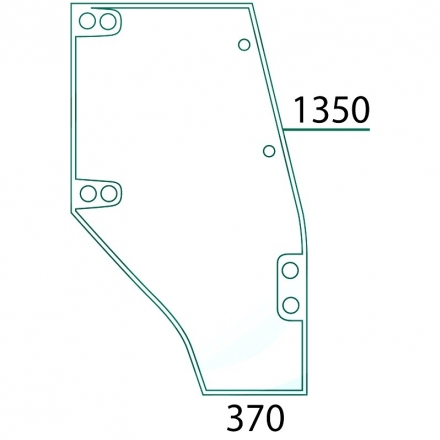 Szyba drzwi | 04400341