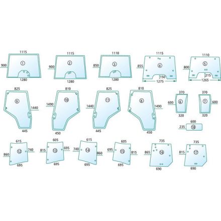 Szyba drzwi | 4272771M1