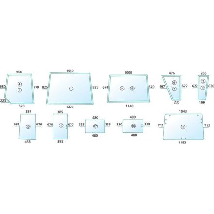  Szyba drzwi | AL25761