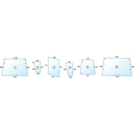 Szyba drzwi | 520591