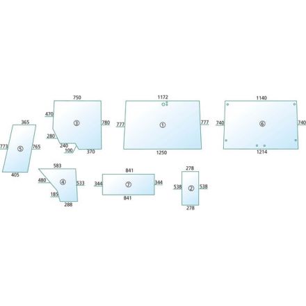 Szyba drzwi | 6005000033