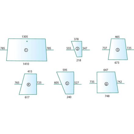 Szyba drzwi | 281507350020