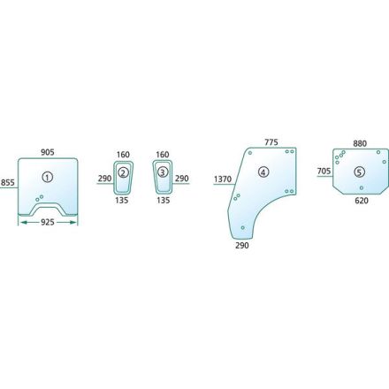 Szyba przednia | 0.010.7720.0