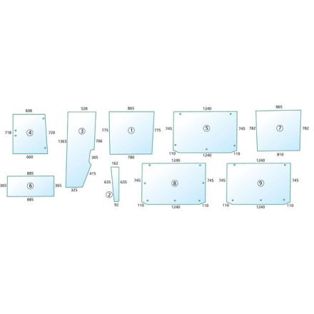 Szyba przednia | 0.9241.210.0