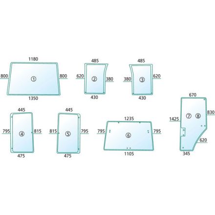  Szyba przednia | R96196