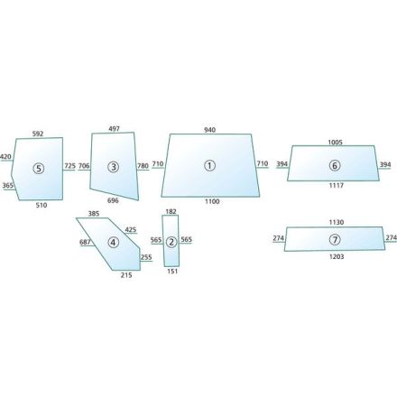 Szyba tylna | 0.9200.215.0