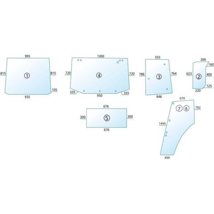 Szyba tylna | 83995042