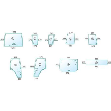 Szyba tylna | 312810050100