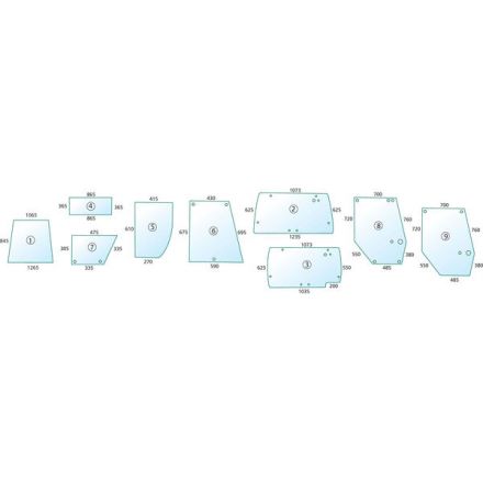 Szyba tylna | 127442A1