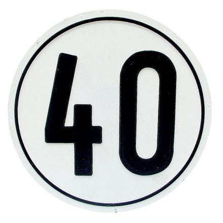 Tabliczka prędkości