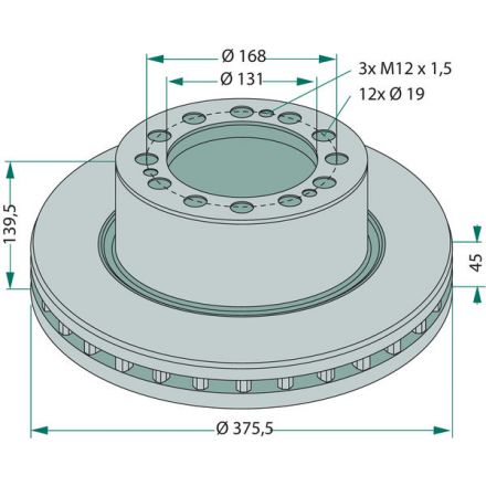 Tarcza hamulcowa | 4 079 0007 01