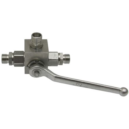 Trójdrożny zawór kulowy