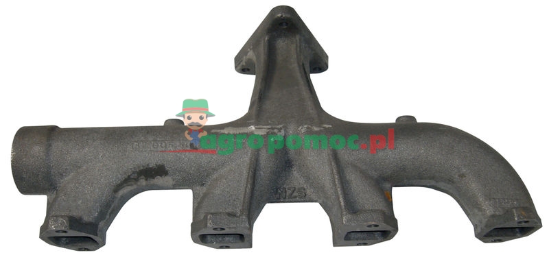 Ursus Kolektor wydechowy  silnik 6-cylindrów bez Turbo,  tłumik mocowany z boku | 87005501