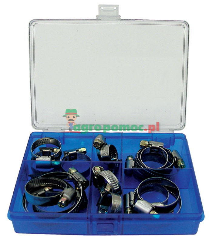 Zestaw opasek zaciskowych ze stali nierdzewnej do węża