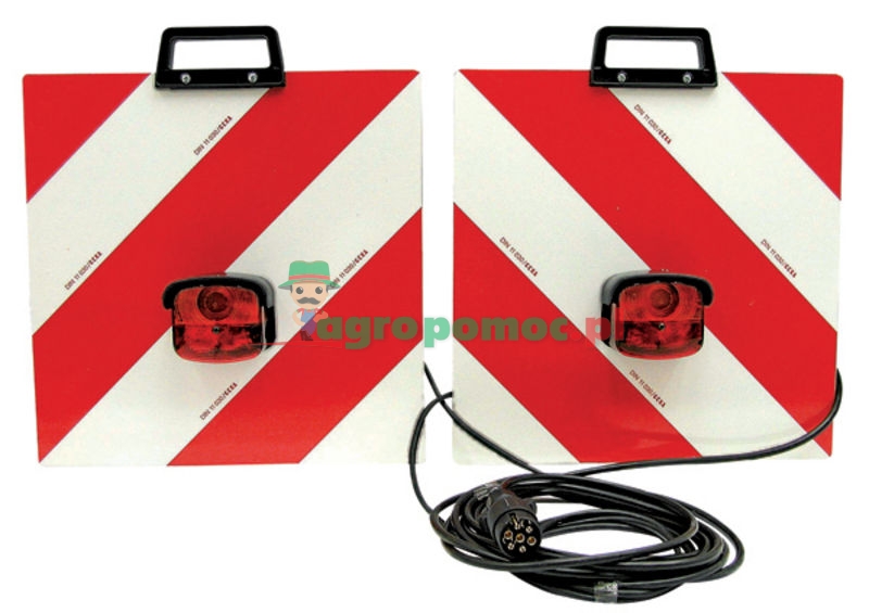 Zestaw tablic ostrzegawczych