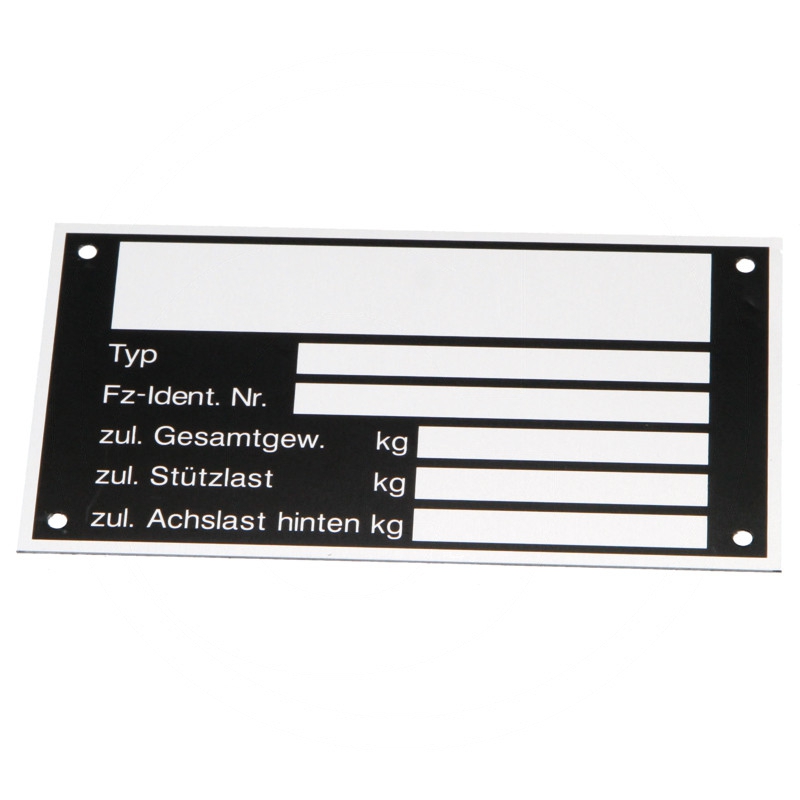 Tabliczka znamionowa | zdjęcie nr 1