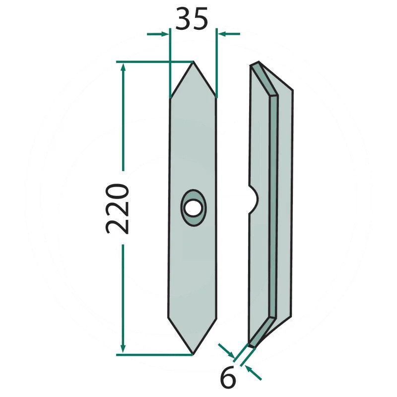 Redlica kultywatora wersja prosta | 625177036251, 7703.62.51, 80073001, 8007.30.01 | zdjęcie nr 2