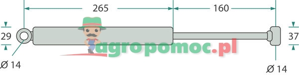 Amortyzator | 372 854, 16.21.078 | zdjęcie nr 2