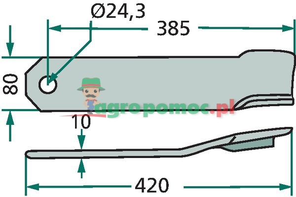 Nóż bijakowy | 302851 | zdjęcie nr 2