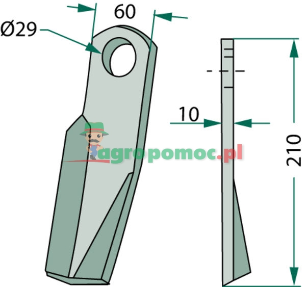 Nóż bijakowy | zdjęcie nr 2