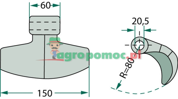 Nóż bijakowy | zdjęcie nr 2