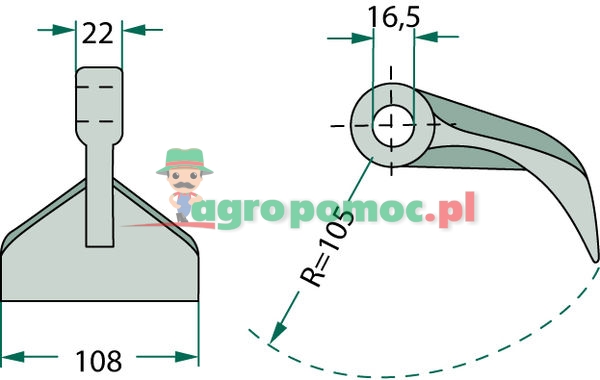 Nóż bijakowy | zdjęcie nr 2
