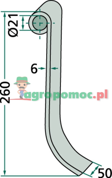 Nóż bijakowy | ET84401A | zdjęcie nr 2