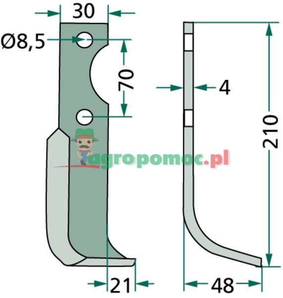Nóż wygięty | zdjęcie nr 2