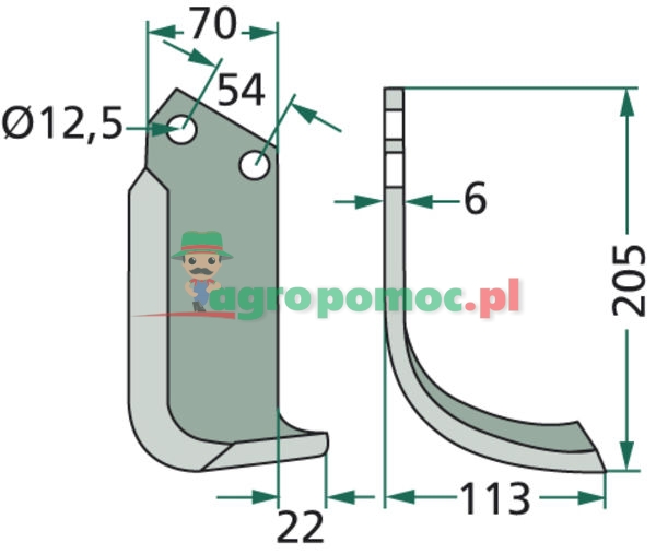 Nóż wygięty | zdjęcie nr 2