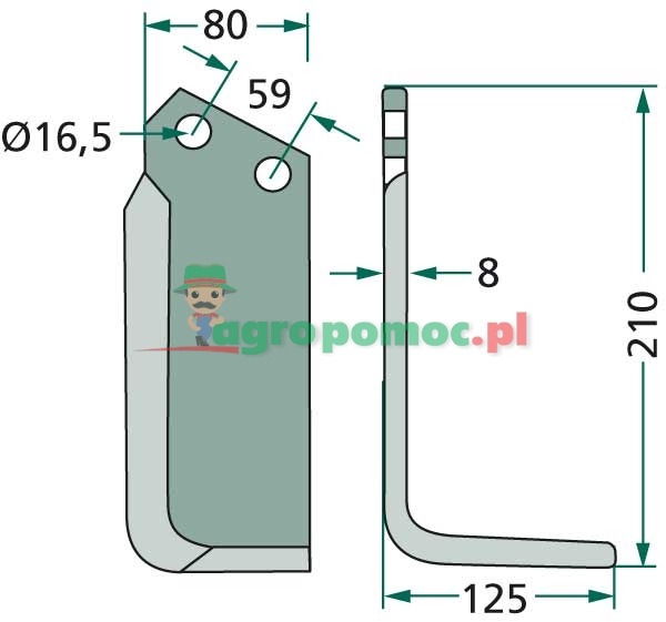 Nóż wygięty | 84151401 | zdjęcie nr 2