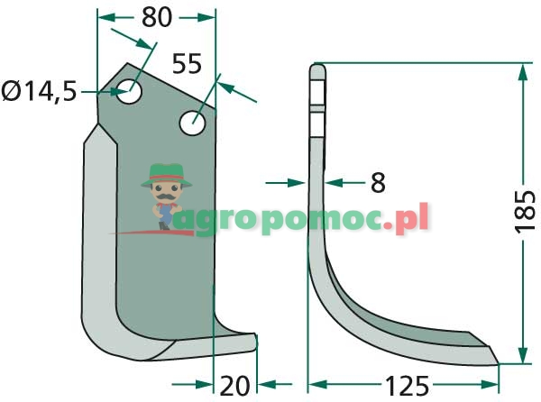 Nóż wygięty | LTU | zdjęcie nr 2