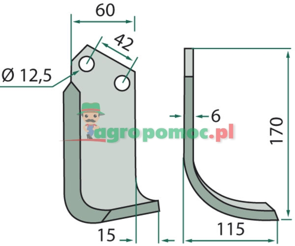 Nóż wygięty | ZL/L | zdjęcie nr 2
