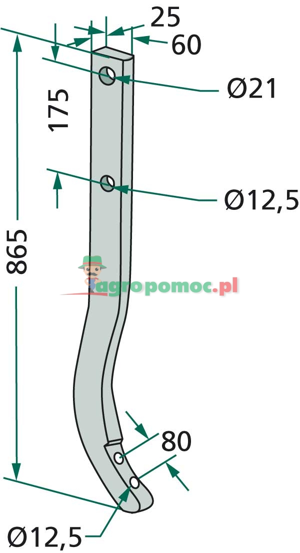 Słupica kultywatora | zdjęcie nr 2