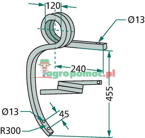 Słupica kultywatora | zdjęcie nr 2