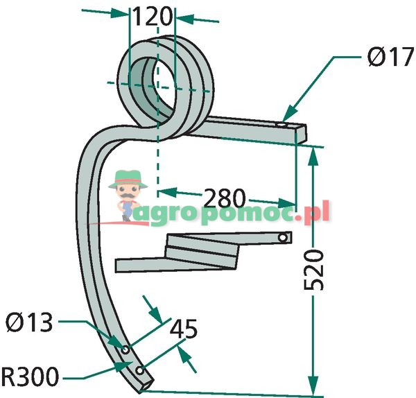 Słupica kultywatora | zdjęcie nr 2