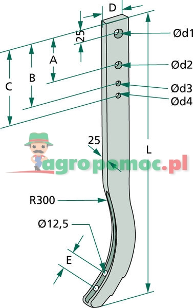 Słupica kultywatora | zdjęcie nr 2