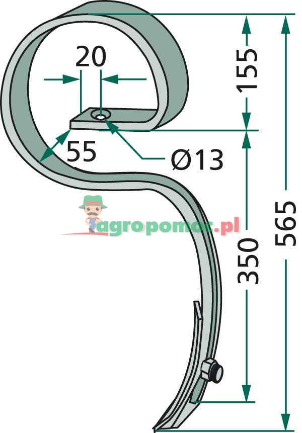 Ząb sprężynowy | 422760, 428797 | zdjęcie nr 2
