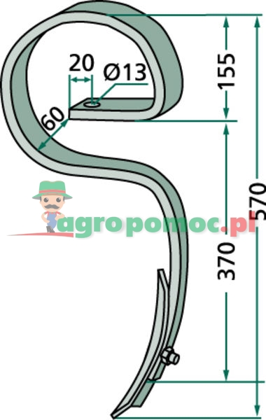 Ząb sprężynowy | zdjęcie nr 2