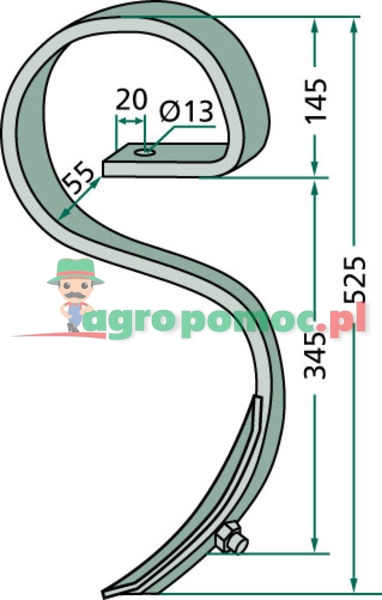 Ząb sprężynowy | zdjęcie nr 2